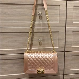 Bag of Parody Rose Gold Jelly Bag Authentic